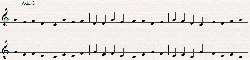 Note Reading: C,D,E,F,G