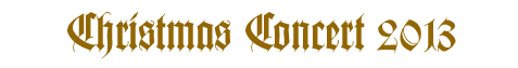 Christmas Concert 2013