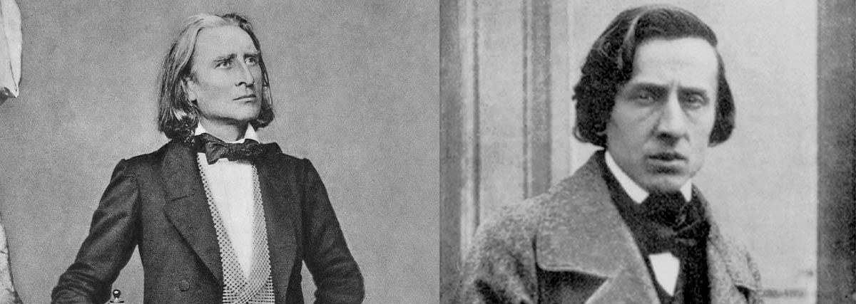 Franz-Liszt and Frédéric Chopin