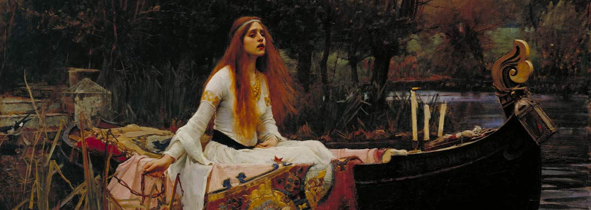 John William Waterhouse's The Lady of Shalott painting