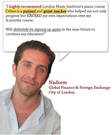 London Piano Institute Testimonial