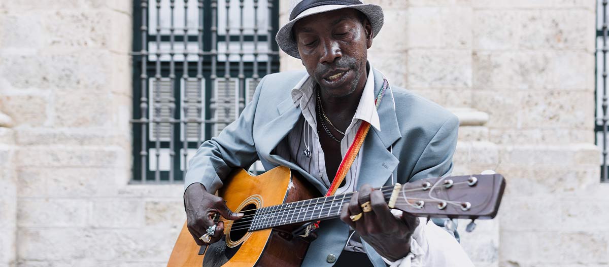 Man playing guitar
