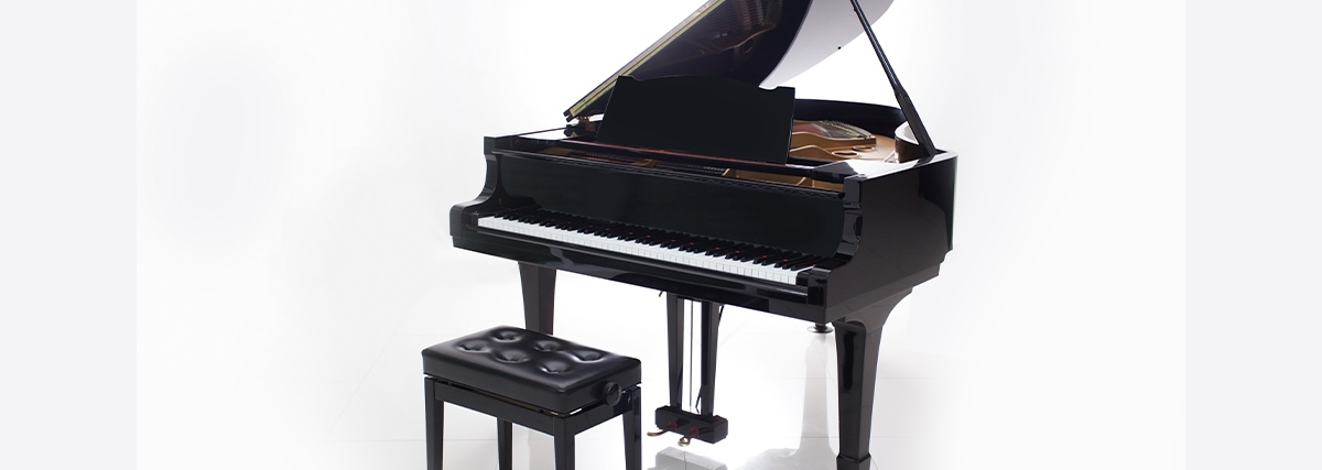 Modern grand piano