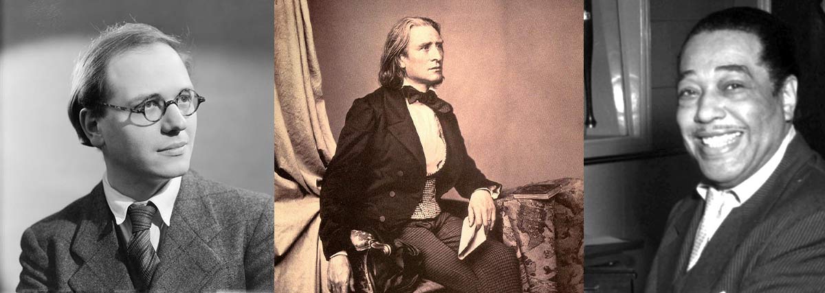 Olivier Messiaen, Fran Liszt and Duke Ellington