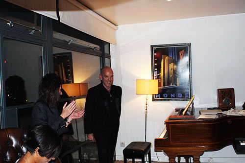 Darren getting a standing ovation