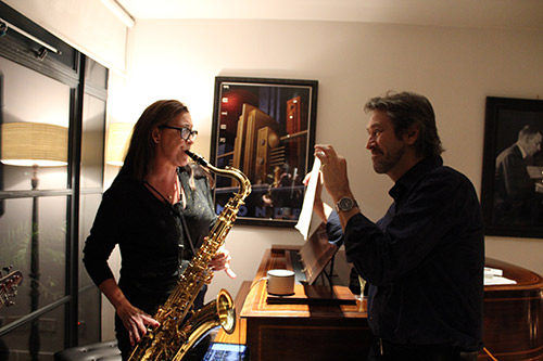 Sax performance at LPI