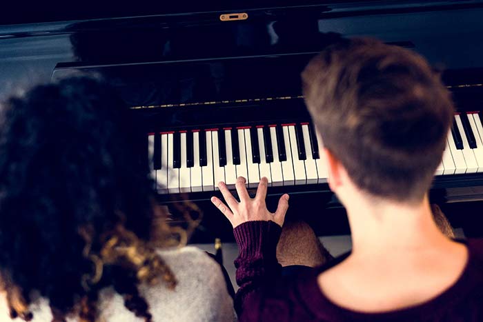 Students playing together in a group