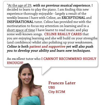piano lesson testimonial