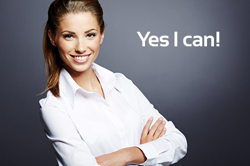 Women believing in herself!